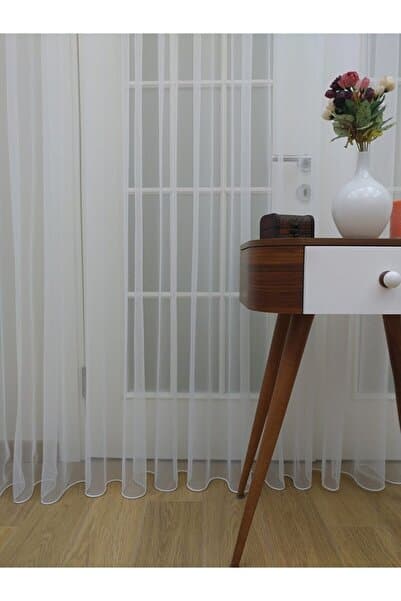 elision home Grek Tül Perde Petek Zemin 300x260cm (1X2) Seyrek Pile Elısıon00101