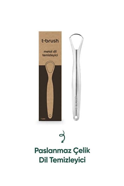 Paslanmaz Çelik Dil Temizleyici / Dil Sıyırıcı