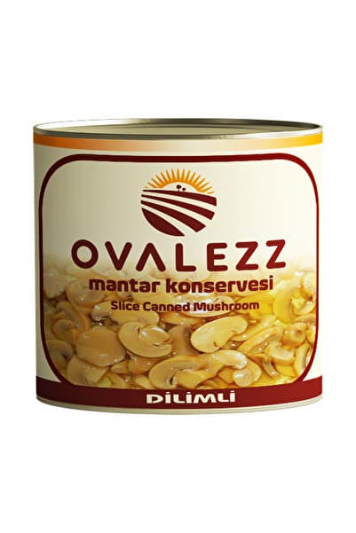 OVALEZZ Mantar Konserve Dilimli 3 kg