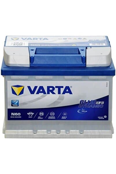 Varta Anabayinden 12v 60 Amper N60 Efb (START-STOP) - Hurda Akü Yollamanız Gerekmiyor