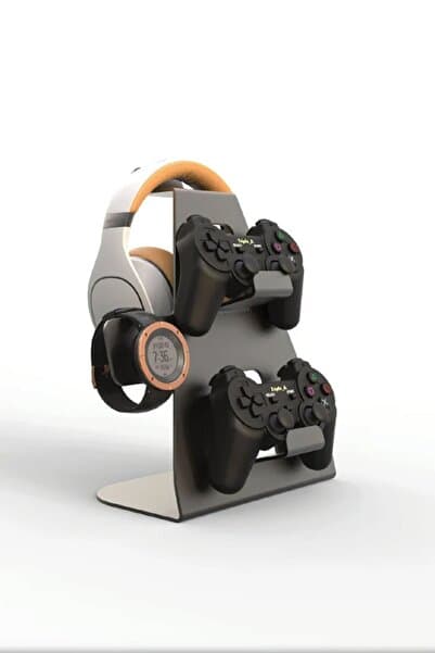 3art Metal Kol Tutucu Joystick Kumanda Standı Xbox / Ps4 /ps5 Uyumlu Metal Kol Kulaklık Saat Standı