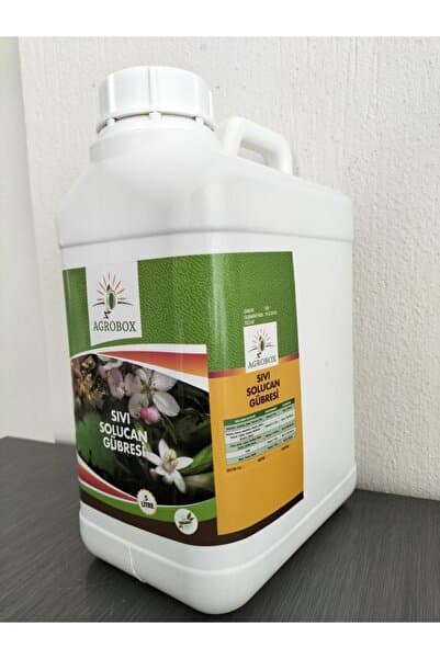 AGROBOX %100 Organik Konsantre Sıvı Solucan Gübresi (5 L), Bakanlıktan Onaylı Ve Tescilli