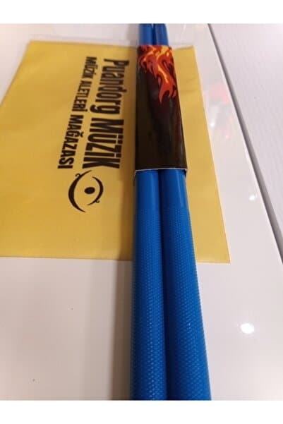 PUANDORG Bateri Bageti 5A Mavi KIRILMAZ Drumsticks Sert Plastik Uzun Ömürlü