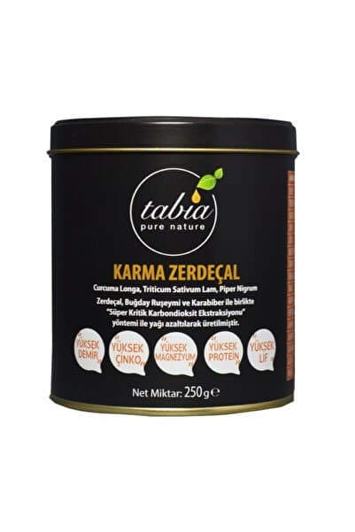 TABİA Karma Zerdeçal Toz 250g | Üçlü Etki Özel Karışım
