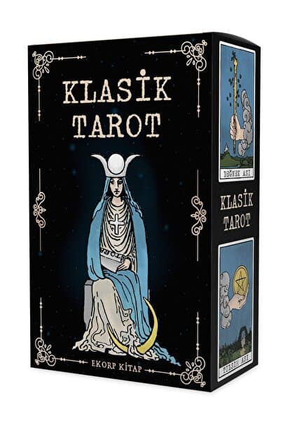 Ekorp Kitap Klasik Tarot Takımı - 78 Kart Ve Rehber Kitap 2021 Orijinal Evrensel Baskı Oval Kenarlar