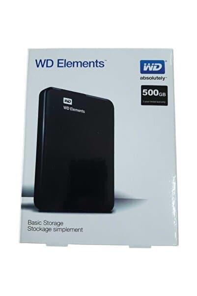 500 Gb Taşınabilir Harici Harddisk Hdd 2.5" Usb 3.0 Siyah