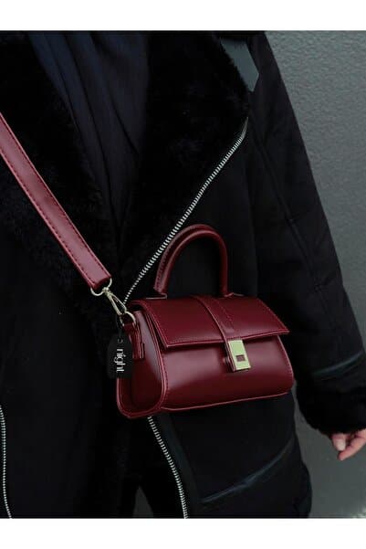 Paula Model Bordo Kadın El Ve Omuz Çantası