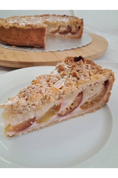Seymen Alman Zwetschgenkuchen mit Streusel - 3 dilim