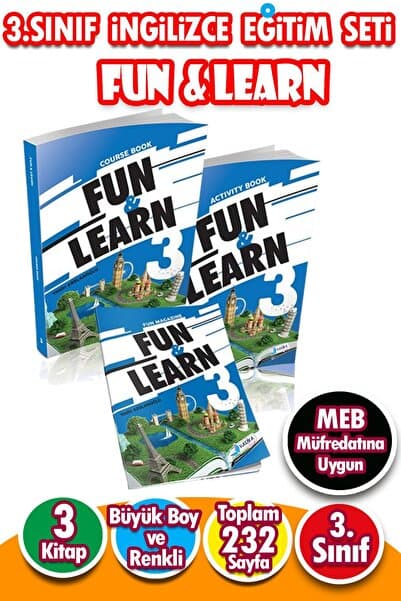 Harika Kitap 3. Sınıf İngilizce Eğitim Seti FUN & LEARN