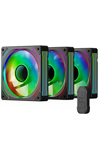 Gamepower Glacia 120 Infinity ARGB 3'Lü Fan Seti + Hub Kit