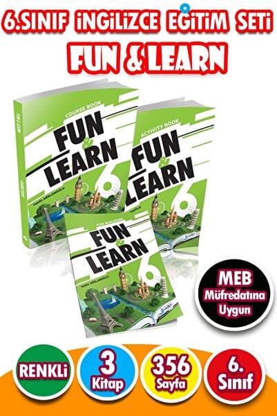 Harika Kitap 6. Sınıf İngilizce Eğitim Seti FUN & LEARN