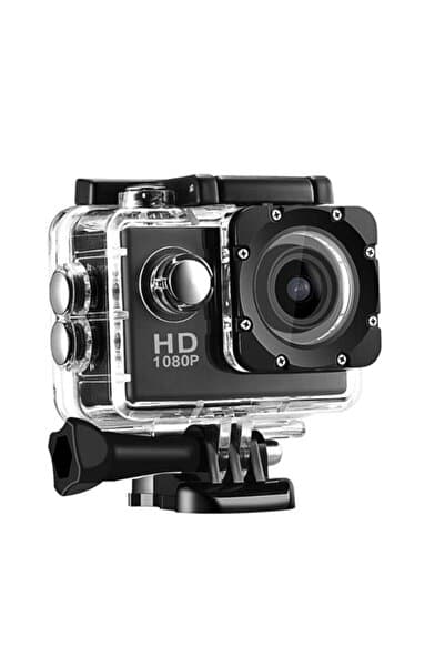 Mi7a 1080p Hd Dijital Suya Dayanıklı Aksiyon Kamerası Siyah