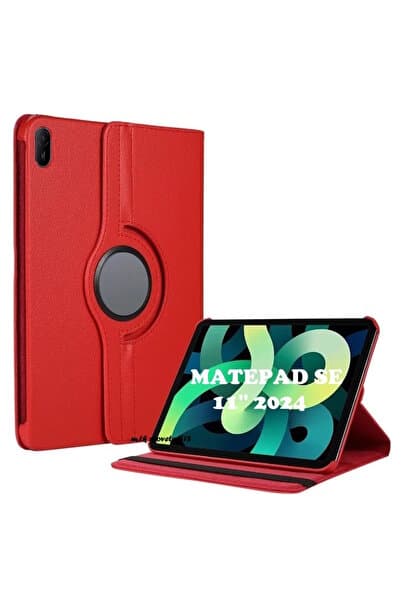 m.tk moveteck Huawei Matepad Se 11" Inç 2024 Uyumlu Tablet Kılıf 360 Derece Tam Koruma Standlı Kapaklı Dönen Zırh