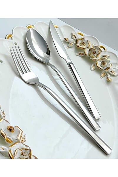 84 Parça Rose Çatal Kaşık Bıçak Seti 4mm 18/10