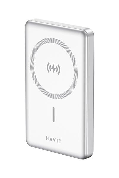 PB5203 10.000mAh Magsafe Manyetik Kablosuz Powerbank Ultra İnce 20W, Iphone Uyumlu
