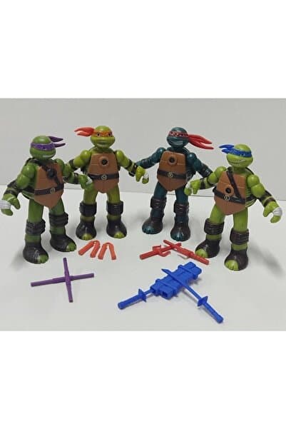 Ailenizin Oyuncakçısı Ninja Kaplumbağalar Işıklı Figür Karekterler Kutulu 4 Lü Set Ninja Turtles Oyuncak Figür
