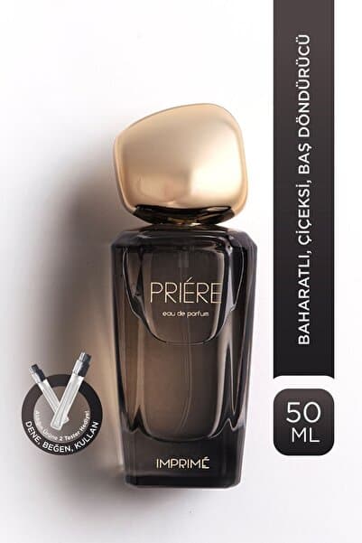 Imprime Priére Edp Kadın Parfüm 50ml | Baharatlı Ve Çiçeksi | Erik, Karanfil, Gül, Şeftali, Vanilya, Amber