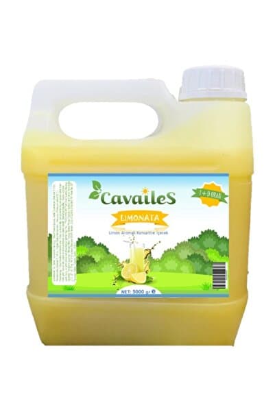 Cavailes Cavaliers Konsantre Limonata Aromalı Içecek 50 Kg Limonata (1/9 ORAN) 5 Kg