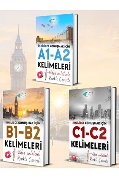 Erkan Önler Yayınları Sıfırdan ileri Düzeye ingilizce Kelime (3 KİTAP-SON BASKI)