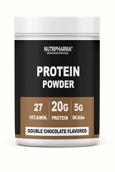 NUTRIPHARMA Protein Tozu, 464 G, 16 Servis, Çikolata Aromalı