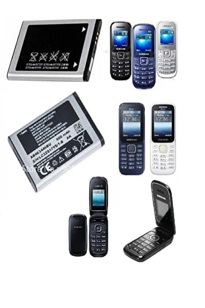 JAXEL Yedek Samsung Tuşlu Cep Telefonlarına Uyumlu 800 Mah. Batarya Pil B310/1190/1205/1270/e250