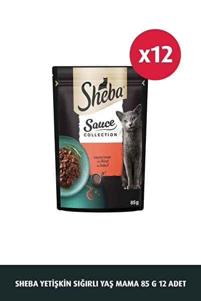 Yetişkin Sığırlı Kedi Yaş Mama 85 G 12x