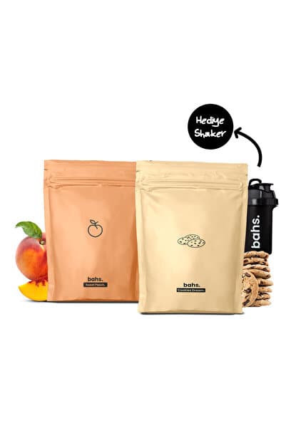 Bahs Proteinli Öğün Tozu | 1 Sweet Peach 1 Cookies Dream | 1 Shaker Hediye!