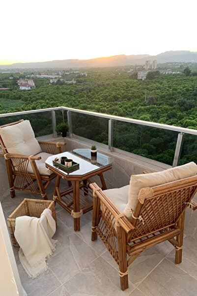 DEKORZADE MAĞAZALARI Balkon Bahçe Teras Mutfak Masa Takımı Oturma Grubu Balkon Takımı Balkon Mobilyası Bahçe Mobilyası