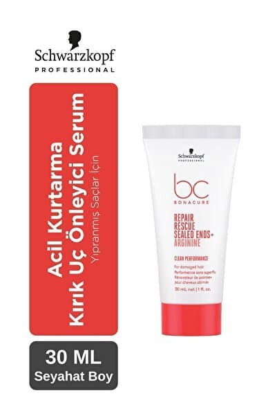 Bonacure Bc Clean Acil Kurtarma Kırık Uç Önleyici Serum Seyahat Boy 30ml | Yıpranmış Saçlara Özel