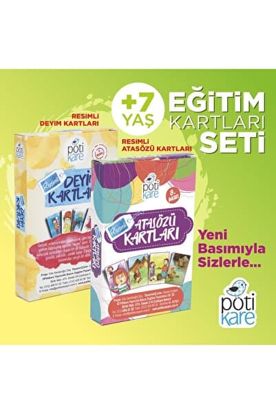 Pötikare Yayınları Resimli Deyim- Atasözü Kartları Seti