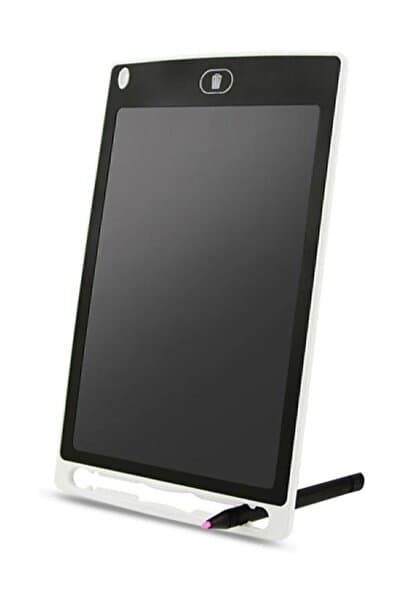 Beyaz 8.5 Inç Lcd Grafik Not Yazma Ve Çizim Tableti Beyaz