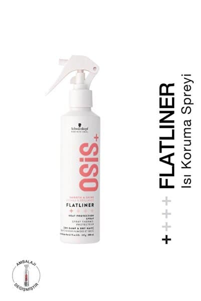 Osis Flatliner Isı Koruyucu Elektriklenme Karşıtı Pürüzsüzlük Spreyi 200ml | Dolaşıklıkları Açar