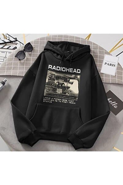 Genel Markalar AYMONTANA Radiohead Dna Breeding Siyah Kapşonlu Kalın Kumaş ( Unisex )