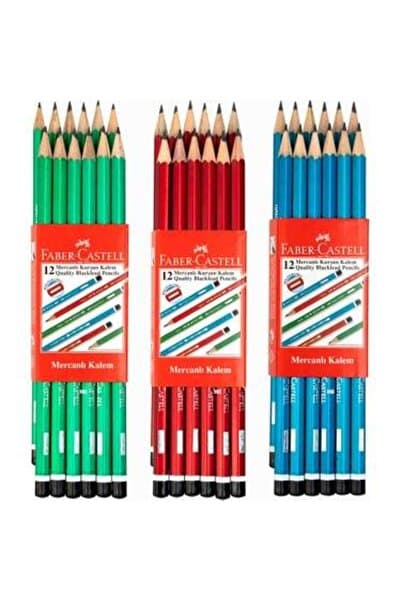 Faber Castell FABER CASTEL MERCANLI KURŞUN KALEM 12 Lİ