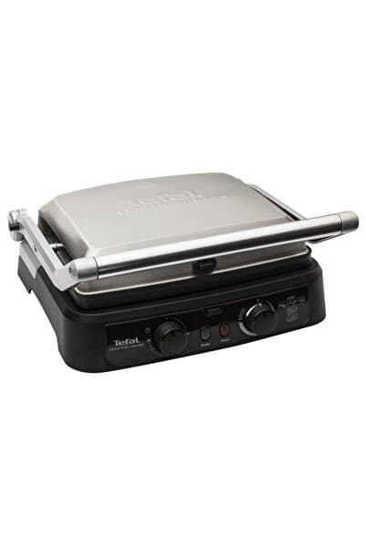 TEFAL Grill Gourmet Minute 6 Dilim Kapasiteli 2000 Watt Izgara ve Tost Makinesi - Inox