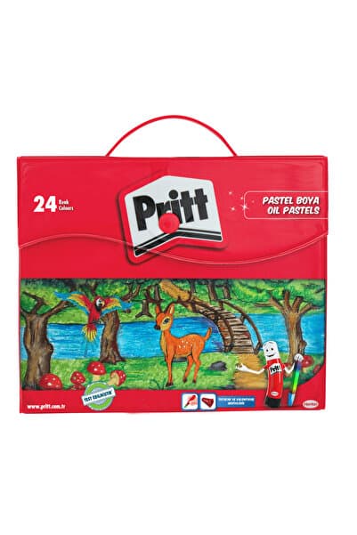 Pritt 24'lü Çantalı Pastel Boya