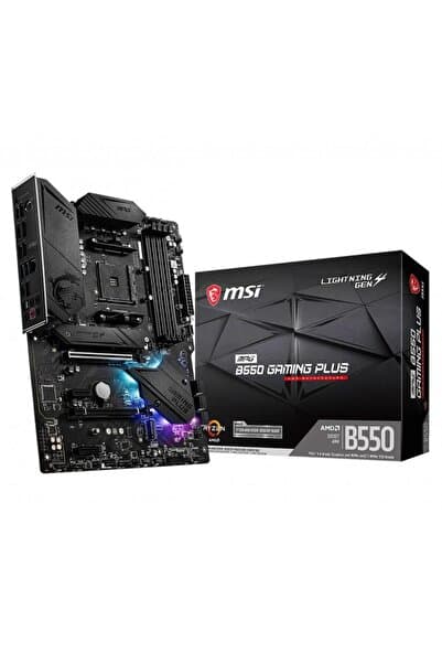 MSI MPG B550 GAMING PLUS Amd B550 Soket AM4 DDR4 4400MHz (O.C) M.2 ATX Anakart