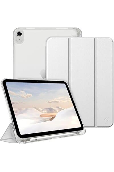 UnDePlus İpad 11.nesil A16 11inç/10.nesil 10.9inç Uyumlu Kılıf Flip Cover Kalem Bölmeli Pc Case Gri