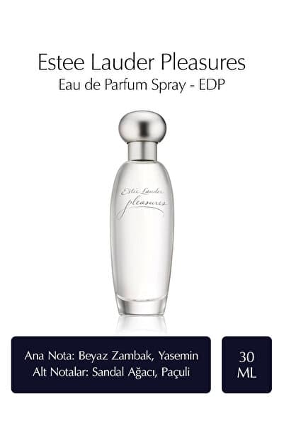 Estee Lauder Pleasures EDP Kadın Parfüm 30 ml (Zambak, şakayık, yasemin)