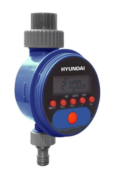 Hyundai G21009 Dijital Sulama Zamanlayıcı G3/4 Musluk Uyumlu Programlanabilir Bahçe Sulama Saati
