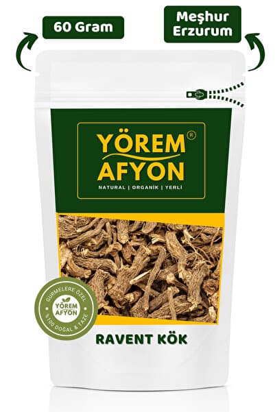 Gülçehre Yörem Afyon Meşhur Erzurum Sindirim Sistemi Dostu Ravent Kök, Işgın, Dağ Muzu | 60Gr.