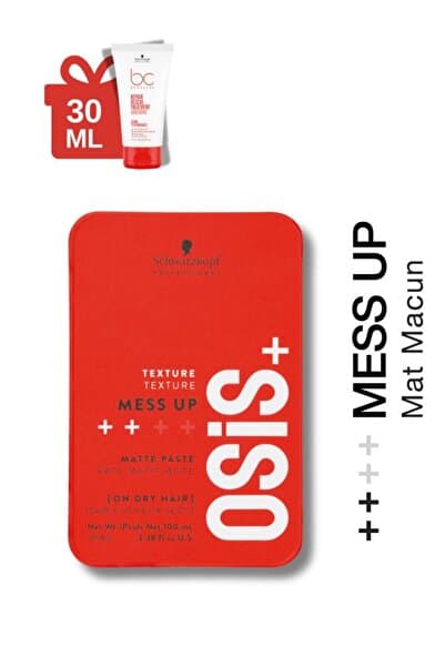 Osis Mess Up Mat Şekillendirici Gum Macun 100ml + BC Acil Kurtarma Kürü 30ml