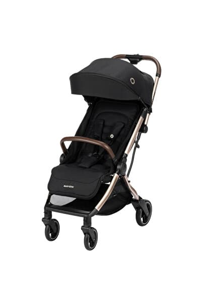 Maxi-Cosi Maxi-cosi Eva Otomatik Katlanan Kompakt Bebek Arabası Essesntial Black Champagne