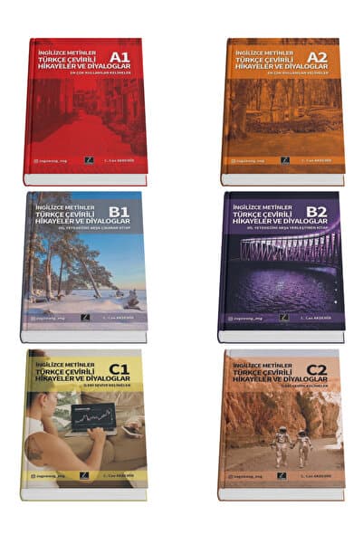 ZUGZWANG A1 + A2 + B1 + B2 + C1 + C2 İngilizce Okuma Kitapları 6'lı Set