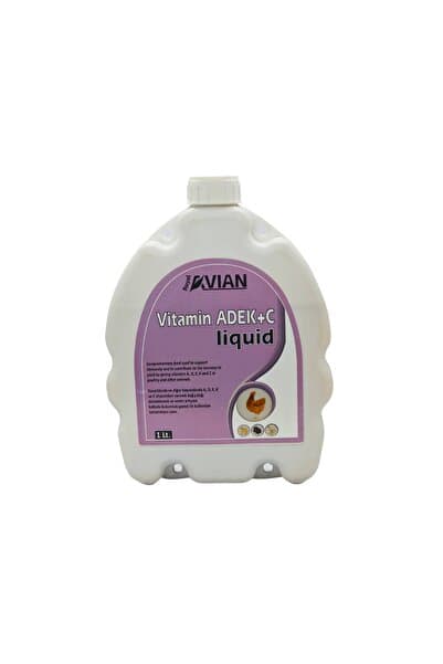 Royal İlaç Royal İlaç Vitamin ADEK+C 1Lt. Kanatlı Hayvanlar İçin Vitamin Ve Mineral Destekleyici Yem