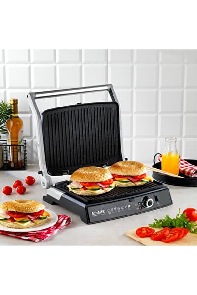 Schafer Concept Grill Tost Ve Izgara Makinesii-Siyah
