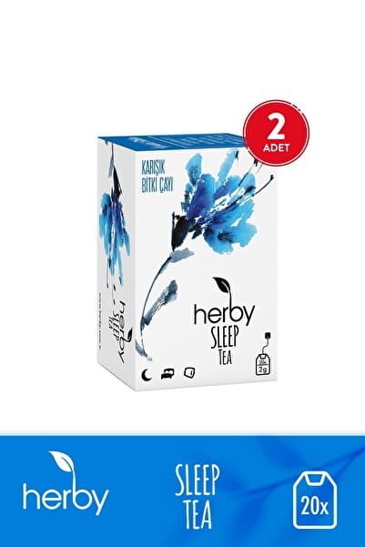Herby Sleep Tea Uyku Öncesi Rahatlatıcı Pasifloralı Bitki Çayı 2'li Paket