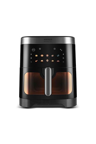 Karaca Gourmet XXXL Smart Screen İnox Cam Hazneli Airfryer