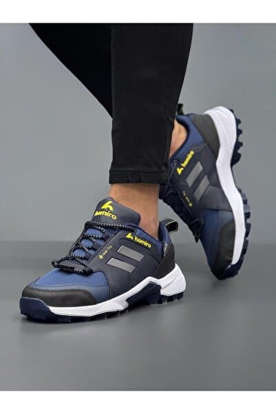 homiro Unisex Su Geçirmez Poli Taban Spor Ayakkabı-Lacivert
