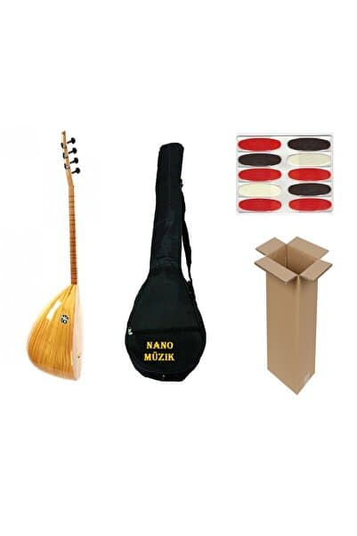 Nano Müzik Kısa Sap Saz Bağlama Seti - On-line Öğretici Kitap